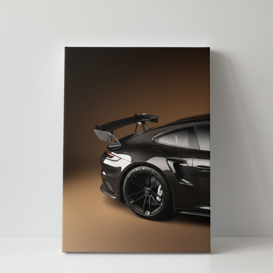 Porsche GT Rear View