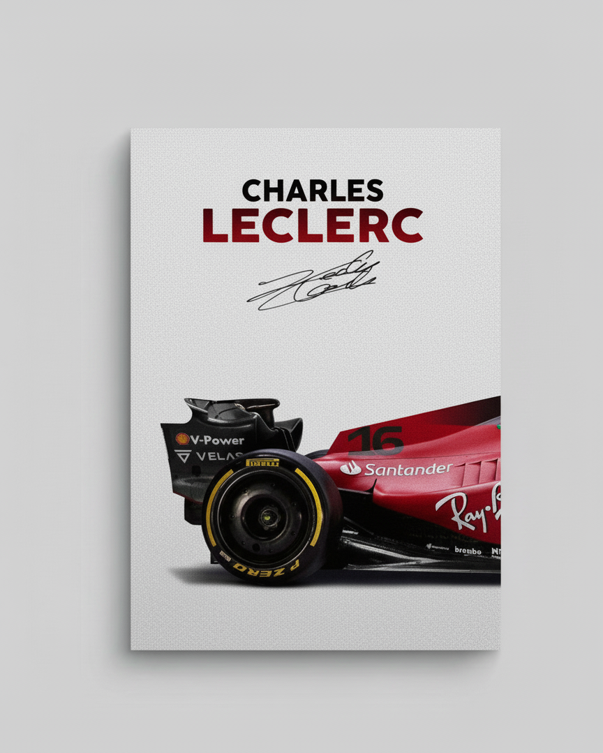 Charles Leclerc: Ferrari 'Signed White'