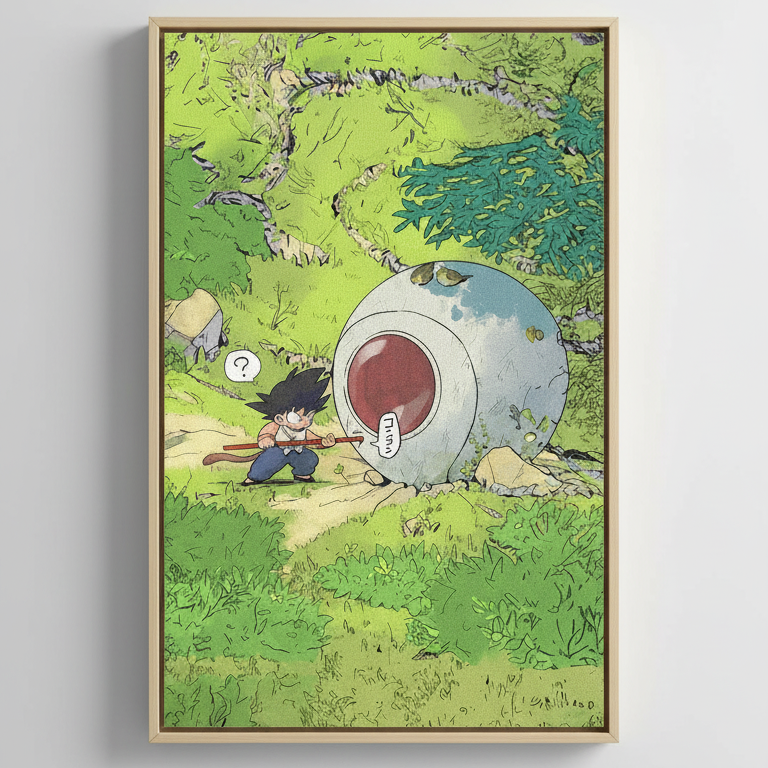 Dragon Ball Kid Goku Landscape Poster