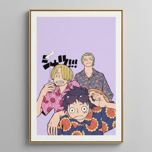 One Piece Luffy Zoro Sanji Poster