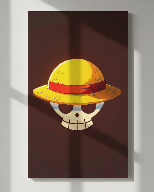 One Piece Straw Hat Jolly Roger Poster