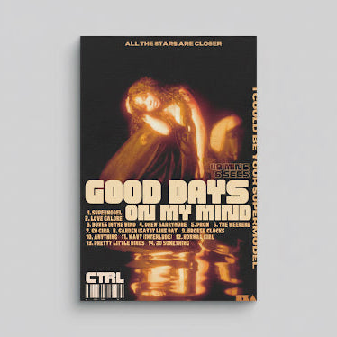 SZA Good Days On My Mind Poster
