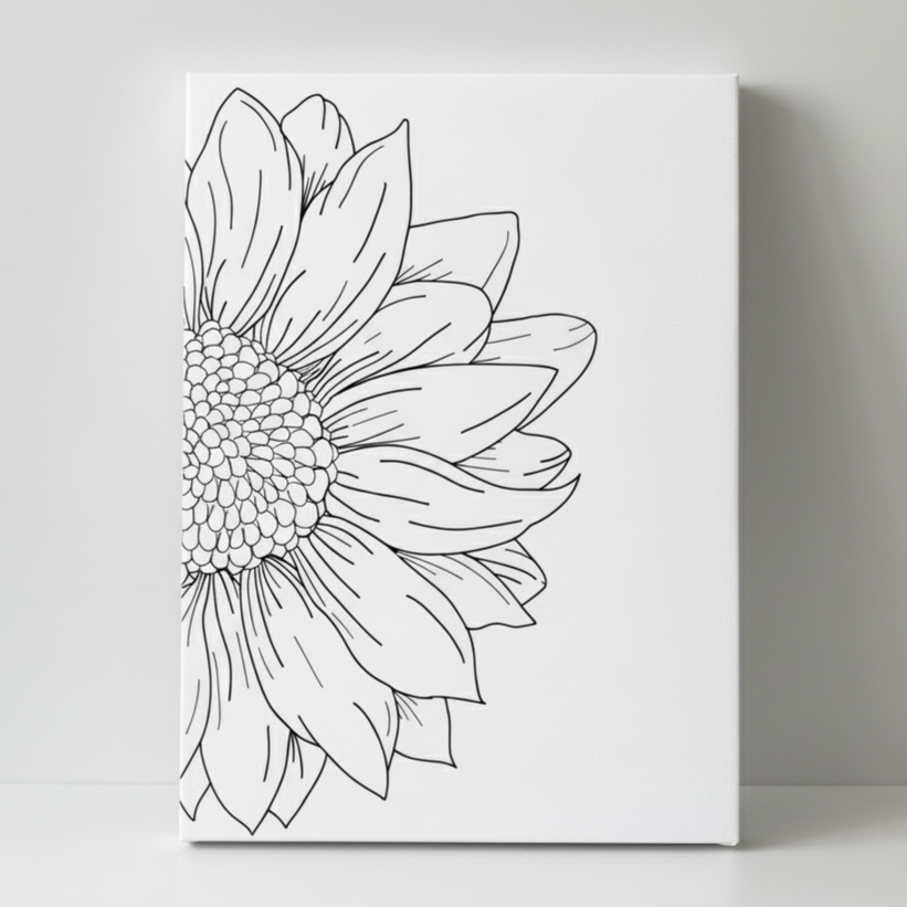 PYOC Sunflower canvas
