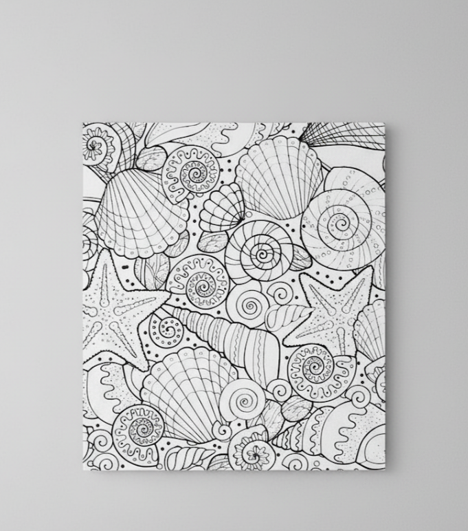 PYOC Seashells Canvas
