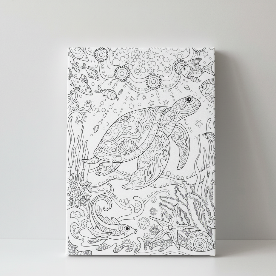 PYOC Sea Turtle Canvas