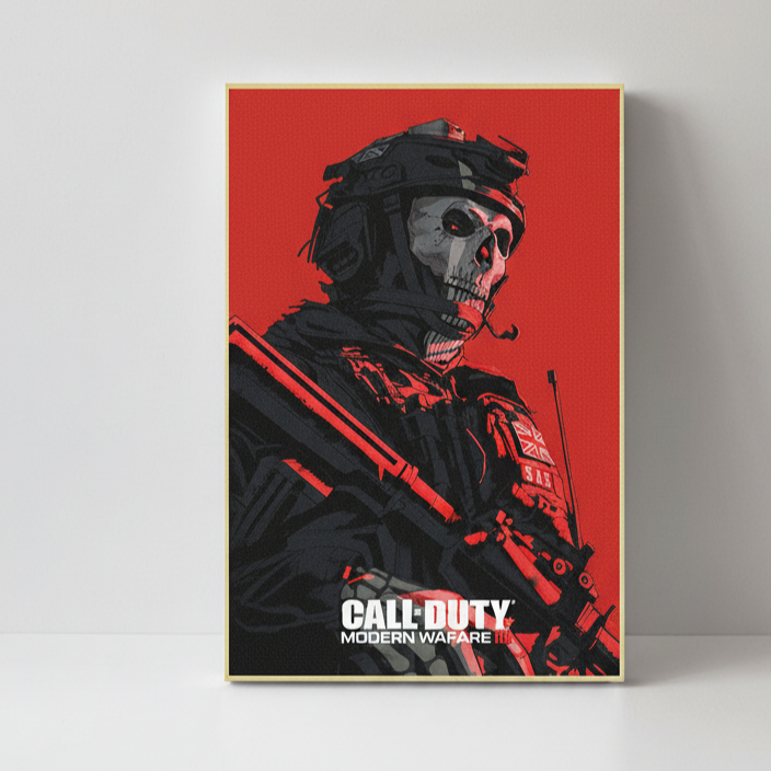 Call of Duty Ghost Modern Warfare Poster