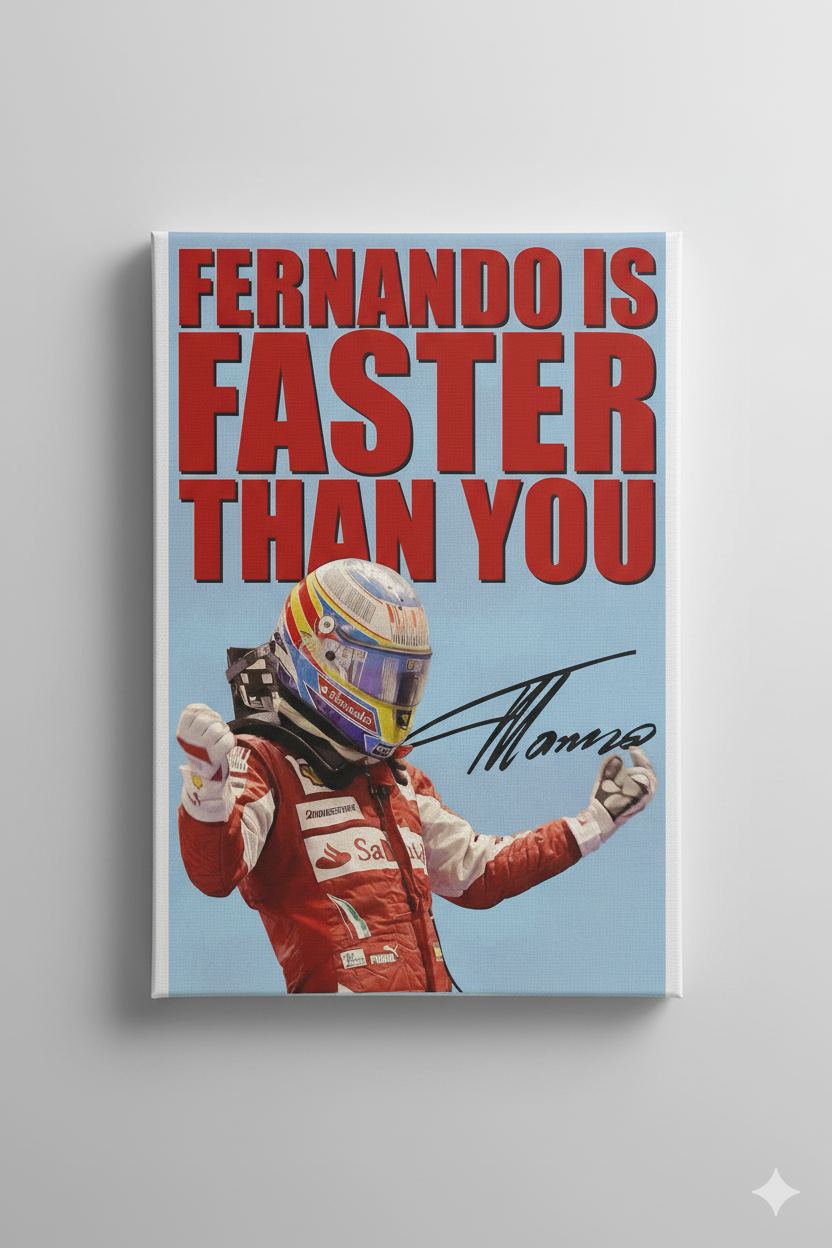 F1 Moments: Fernando is faster than you