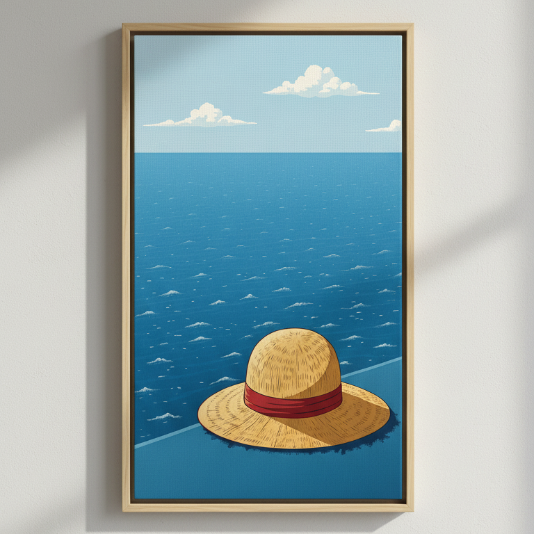 Straw hat Poster