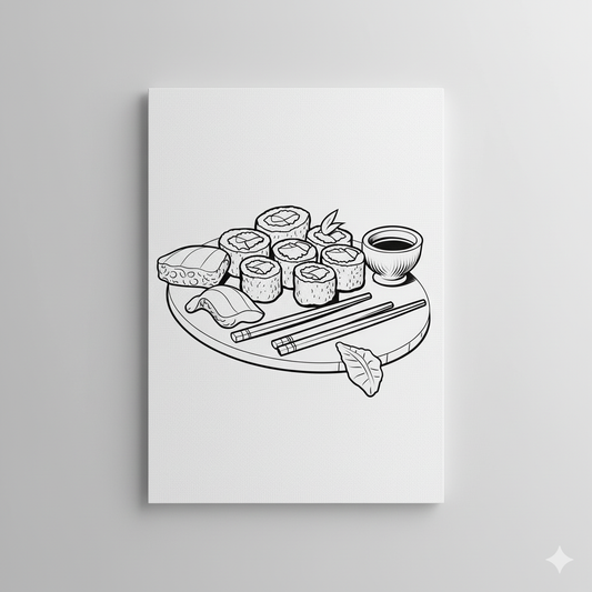 PYOC Sushi Canvas
