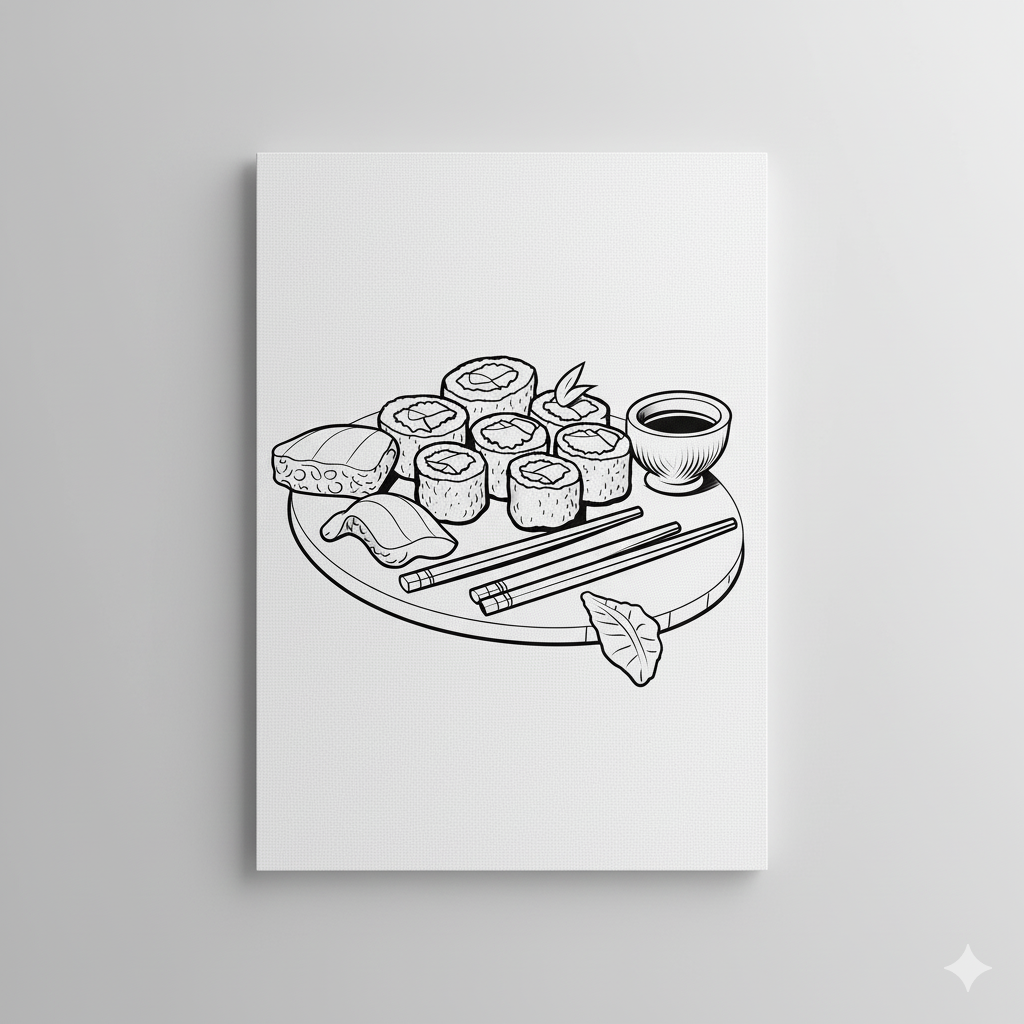PYOC Sushi Canvas