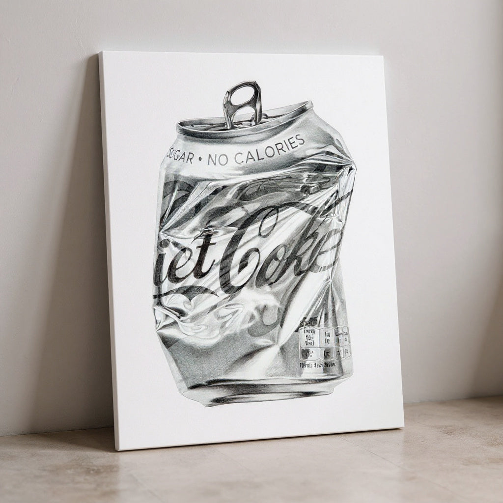 crushed can poster